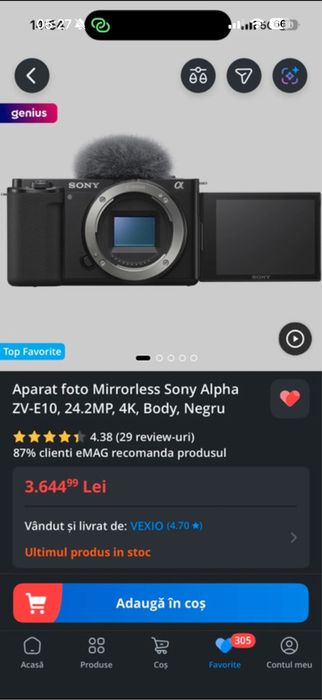 Aparat foto sony