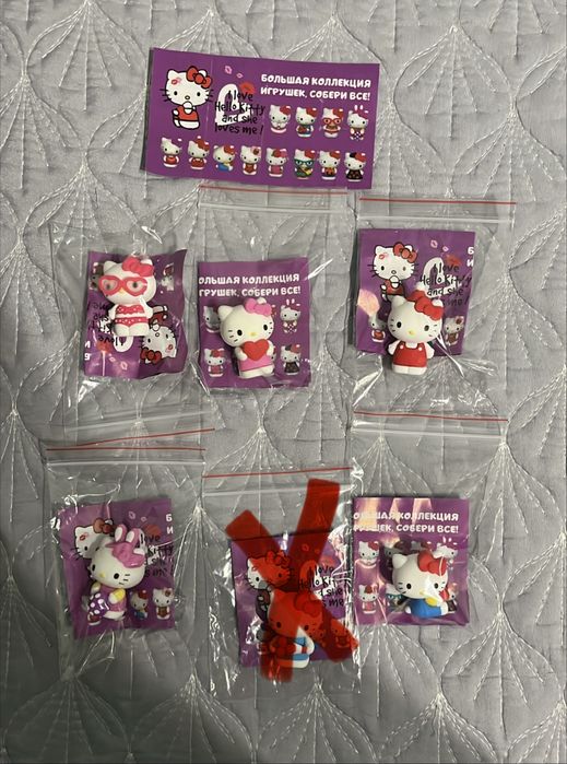 Игрушки фигурки Hello kitty