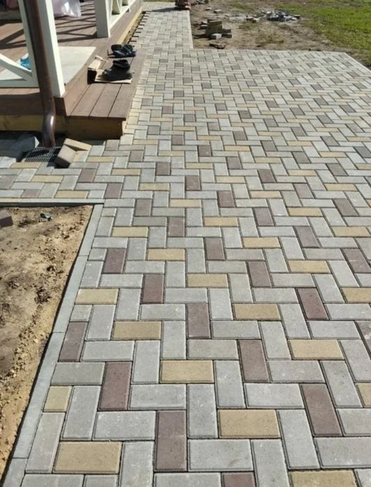 Укладка брусчатки  по ключ