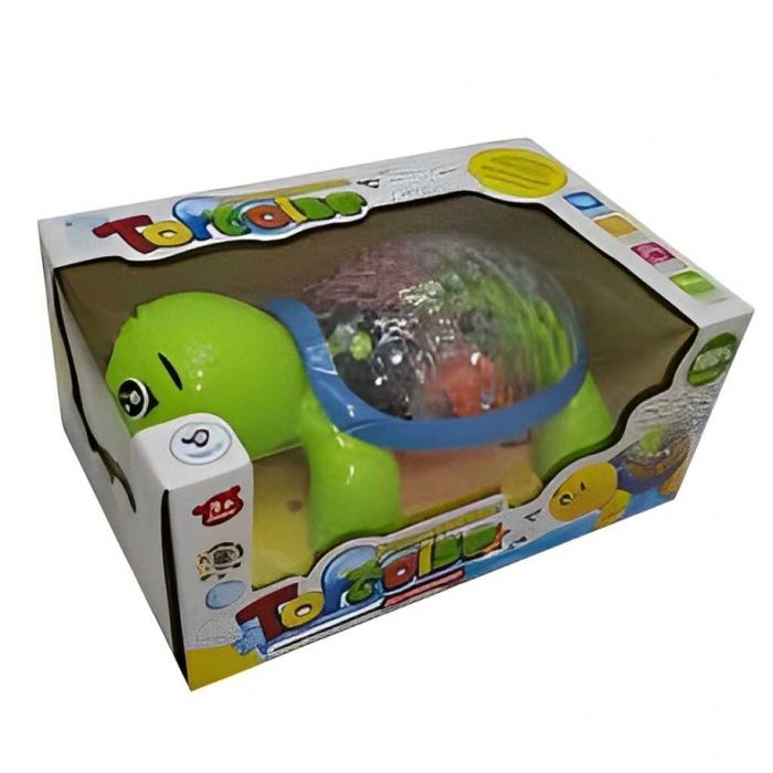 Играчка Щастлива костенурка TortToise, 3D мигащи светлини, Музика
