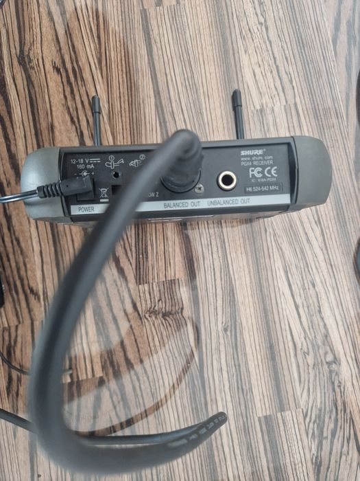 Sistem wireless shure PGX4 + cablu pentru doza clarinet/saxofon