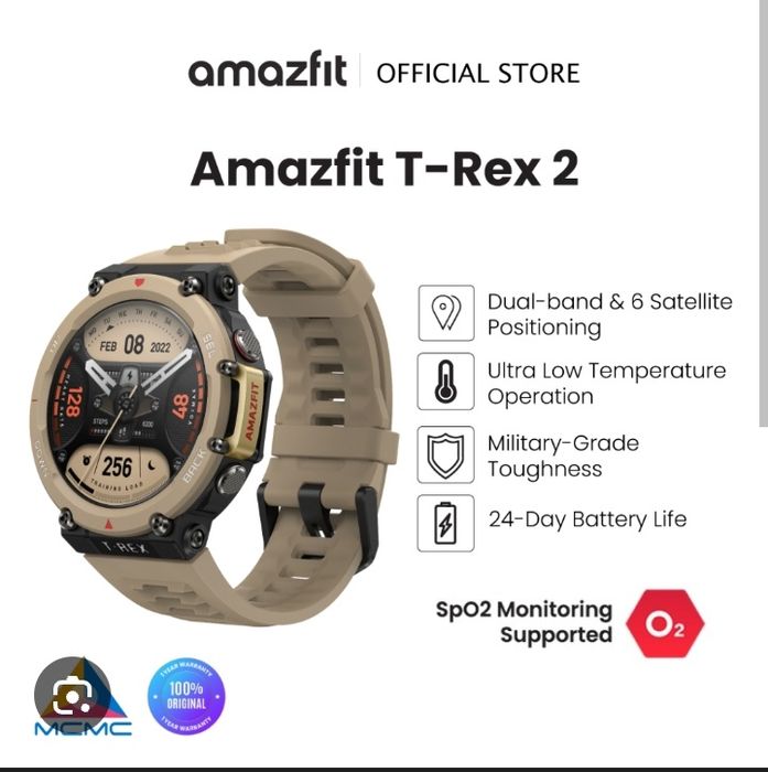 Amazfit t-rex 2 черные