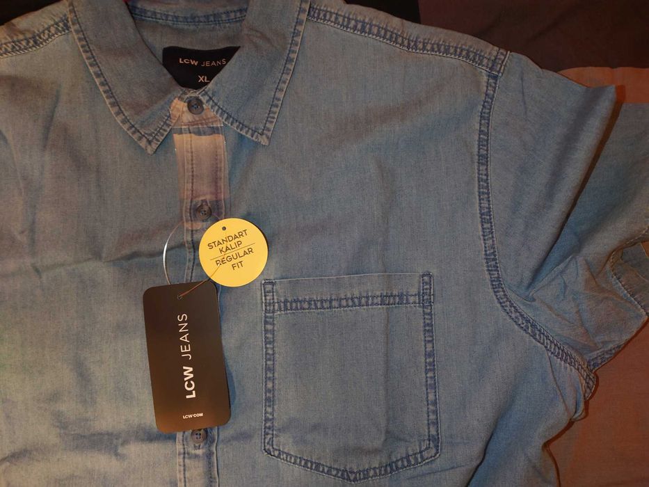 Cămașă albastră blug XL LCW JEANS