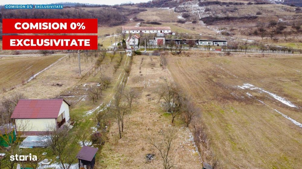 Teren intravilan, 1500mp, front 15m, loc. Bont la 7km de Gherla┃