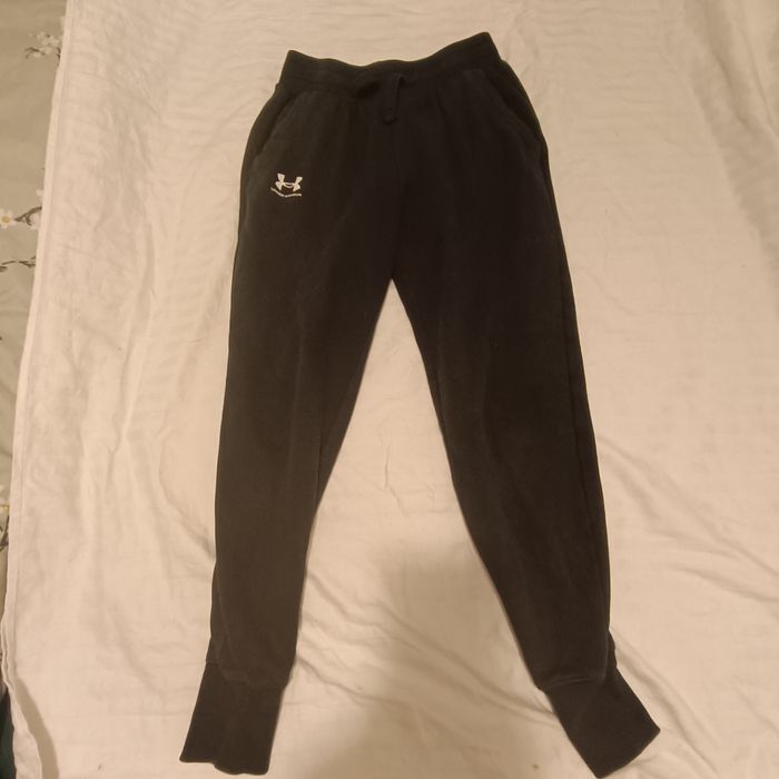 Pantaloni trening under armour bumbac copi 12-14 ani