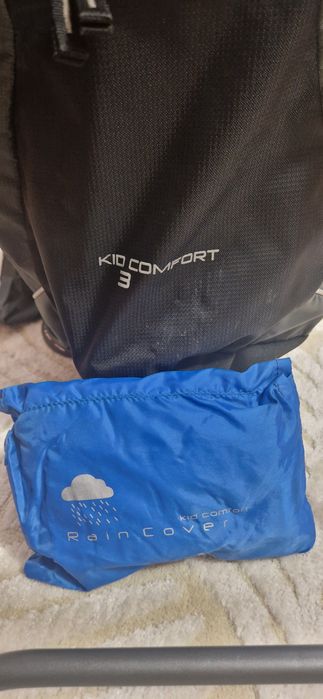 Deuter Kid Comfort 3 , stare perfecta, husa de ploaie inclusa