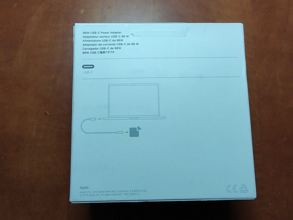 Incarcator Apple USB-C Power Adapter 96W A2166 Fast Charge MacBook Pro