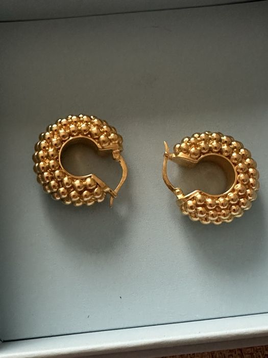 Cercei Missoma placati cu aur Baya Medium Hoop Earrings