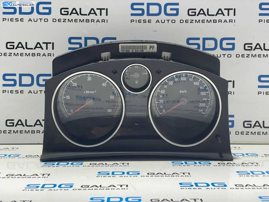 Ceas Ceasuri Cluster Instrumente Bord cu Display Opel Zafira B 1.7 CDTI 2005 - 2014 Cod 13216684 [L2478]