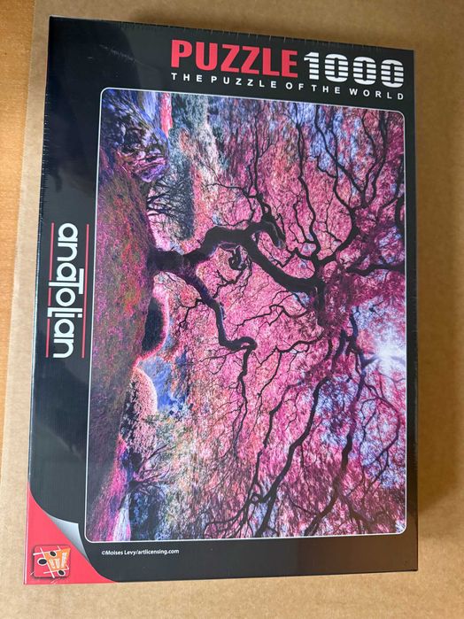 Пъзел Anatolian от 1000 части - Розово дърво