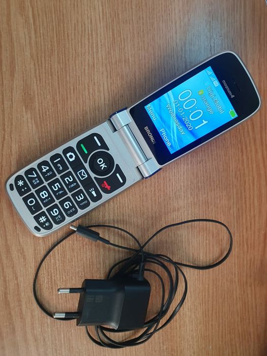 Brondi clapeta LCD mare taste mari butoane seniori necodat