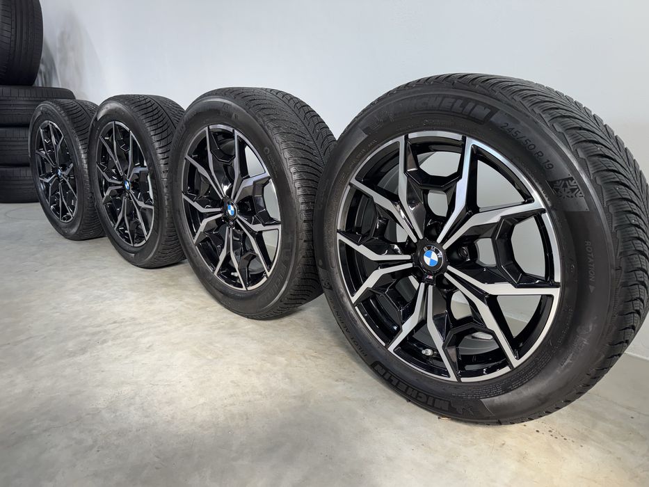 Jante Bmw X3 X4 R19 G01 G02 Originale 887M Iarna Michelin Stelute Runflat 2023