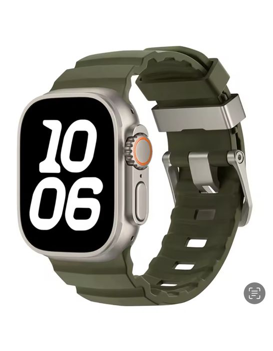 Curea Soft Silicon Lata Compatibila Ceas Apple Watch Husa Folie