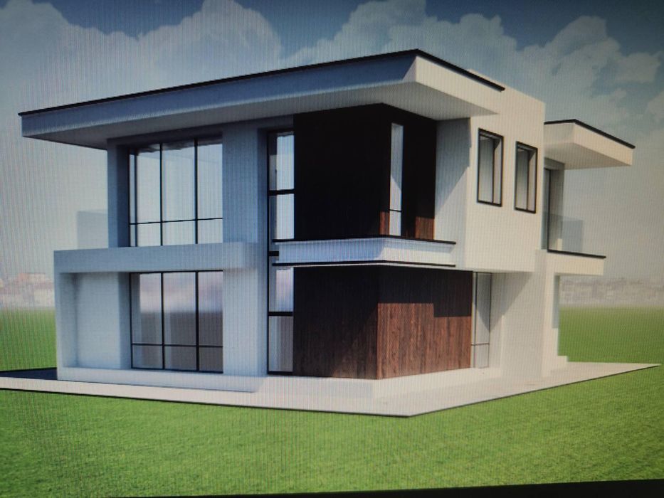 Парцел (УПИ) с проект за Две Къщи с двор