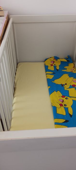 Детско дървено креватче 120 на 60 см.