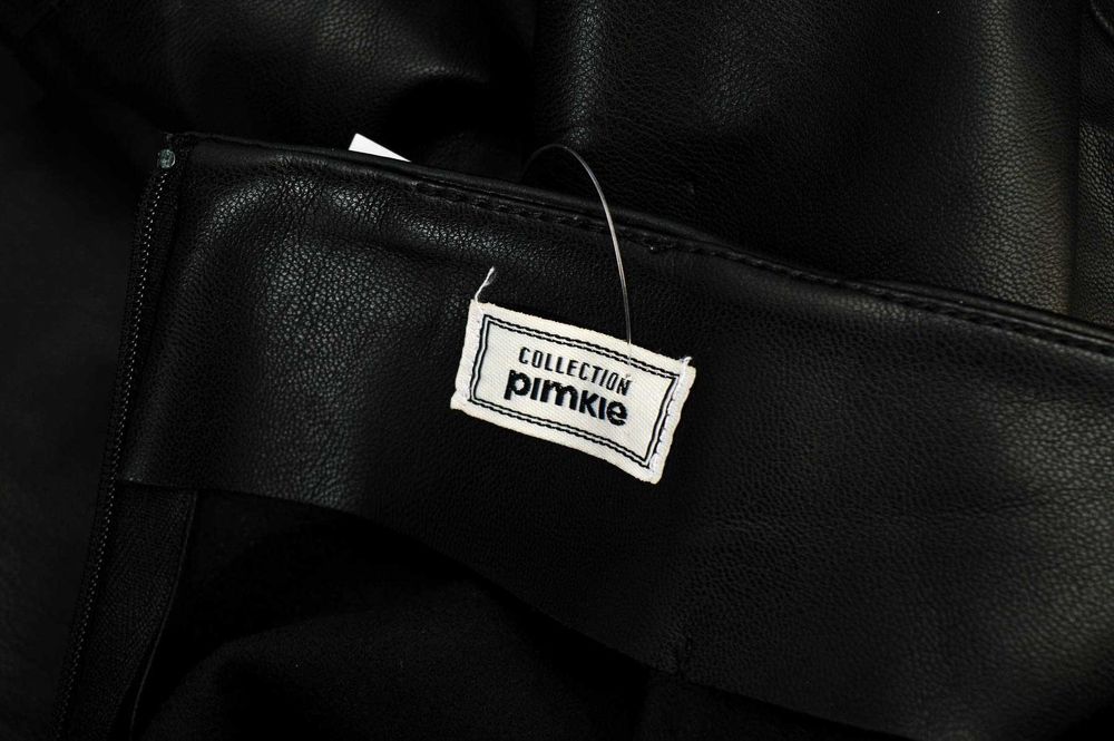 Нова дълга черна кожена пола тип "молив" "Pimkie" "Пимки", размер L