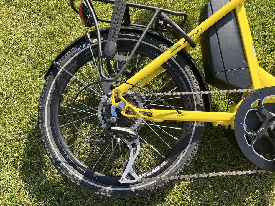 Bicicleta electrica pliabila Devron 20126 | mid drive | sub 500km rulati