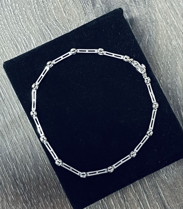 Дамска гривна бяло злато и брилянти