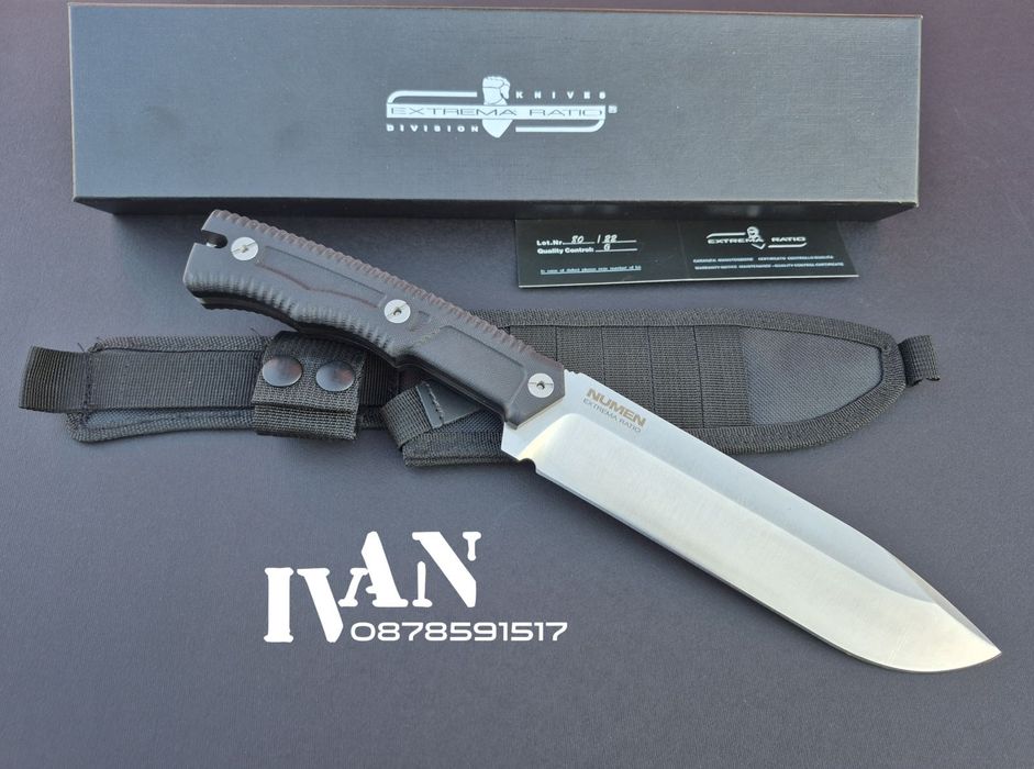 Нож Extrema Ratio-NUMEN/Black G10 -Satin