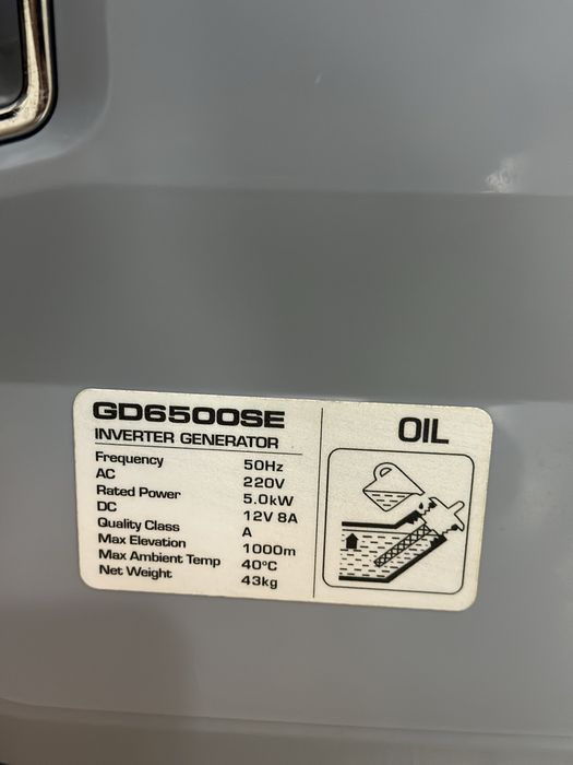 безшумный генератор Gidrox 5kw original