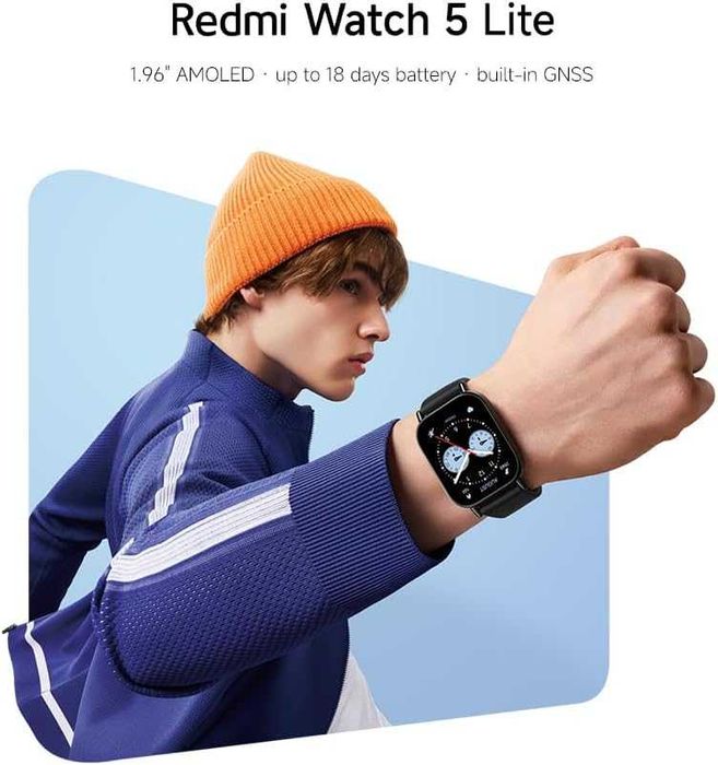 Смарт часовник Xiaomi Redmi Watch 5 Lite Gold AMOLED GPS