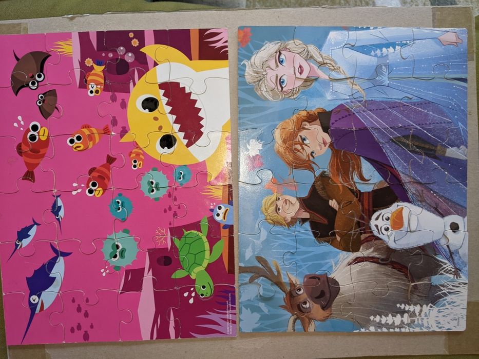 Комплект 10 пъзела в дървена кутия, САЩ