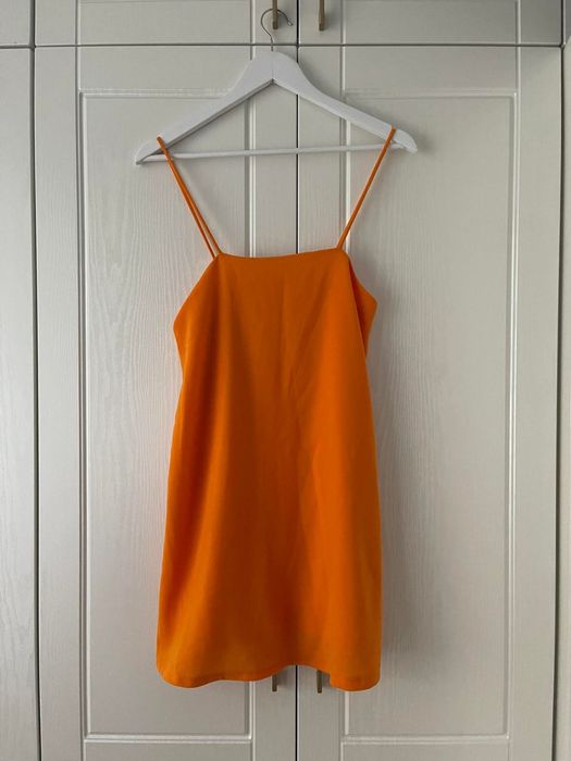 Оранжева Рокля Зара - S