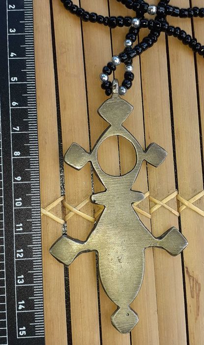Cruce tuaregă Agadez – Teneghelt, Pandantiv etnic tribal, Mali, 10cm