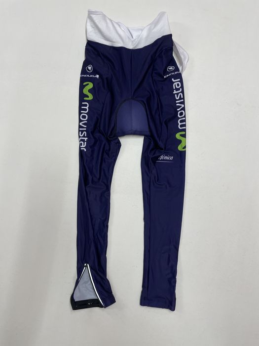 Pantaloni ciclism Movistar marime S Noi
