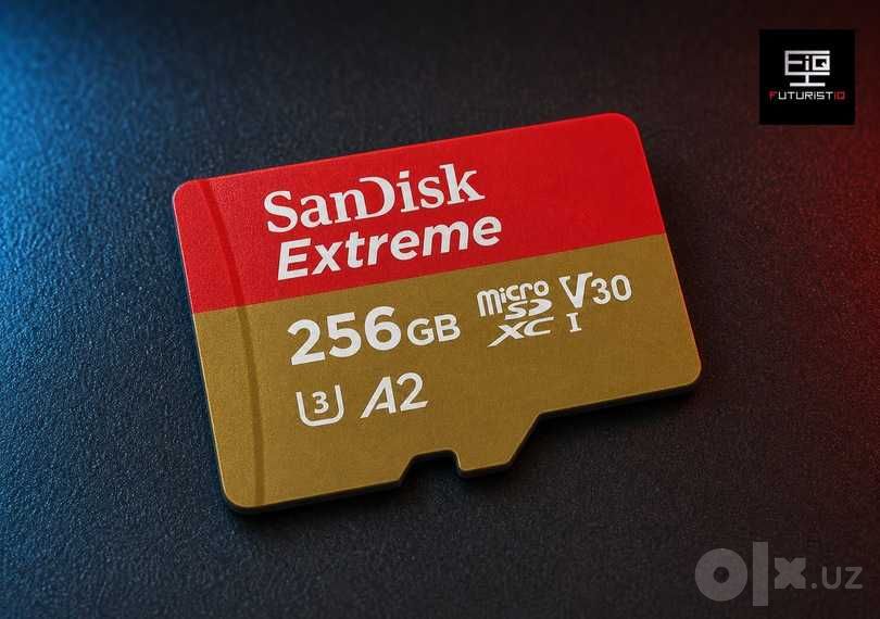 Карта памяти SanDisk Extreme 256 ГБ microSD U3 V30 A2
