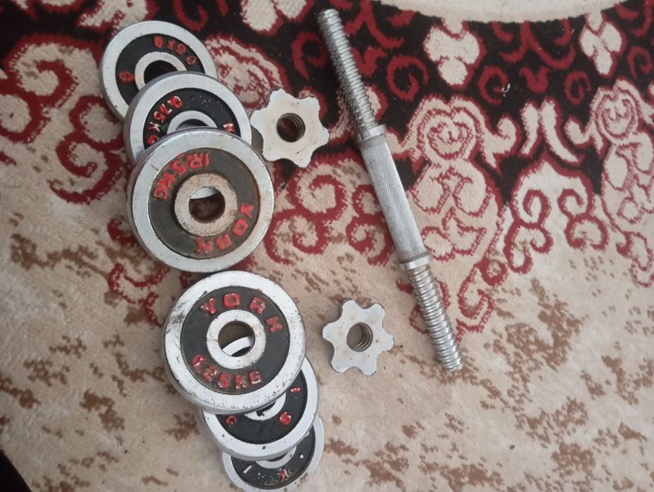 Гантел 6 тасы бар