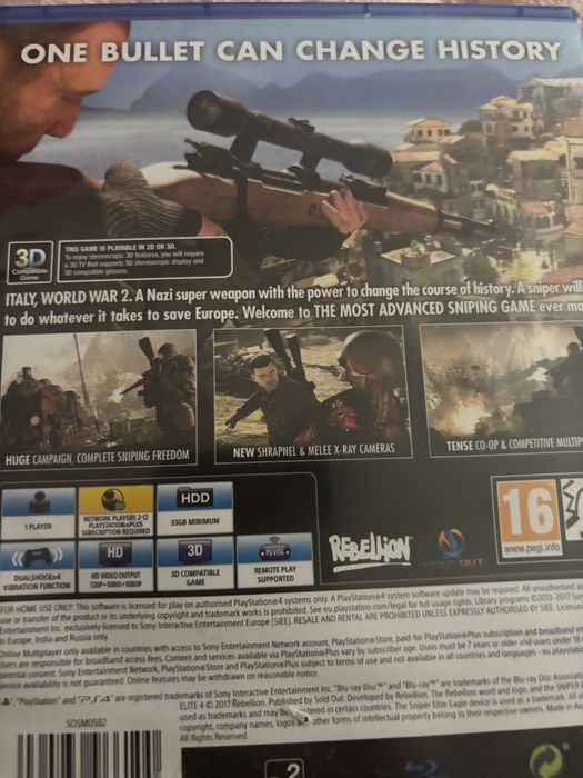 sniper elite 4 ps4