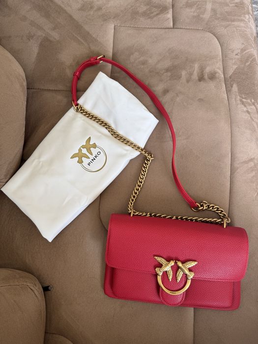 Червена чанта pinko