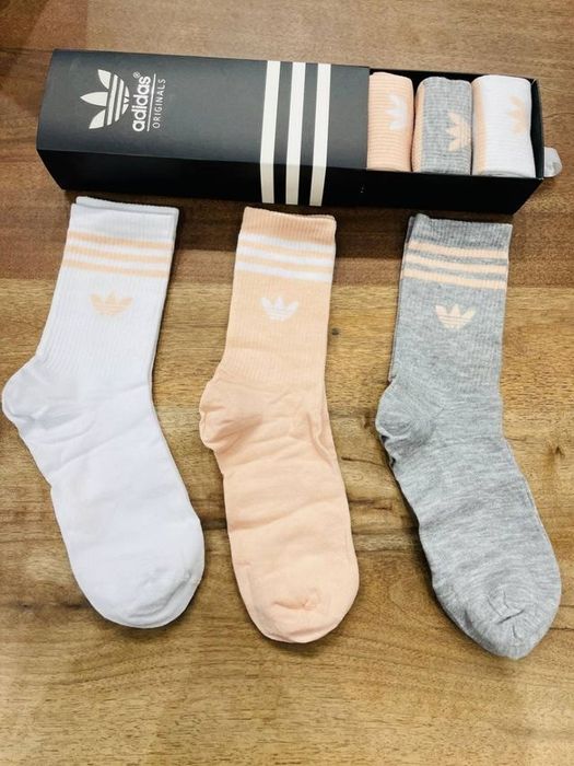 Set 6 perechi sosete Dama Adidas  scurte sau lungi