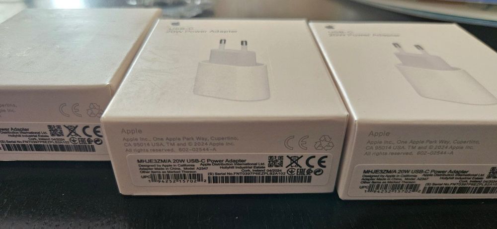 Адаптер зарядно Apple USB C 20W Power Adapter за iPhone 7 до 16pro Max