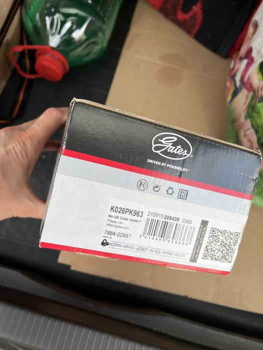 Kit GATES (curea transmisie+rola intinzatoare) cod: K026PK963