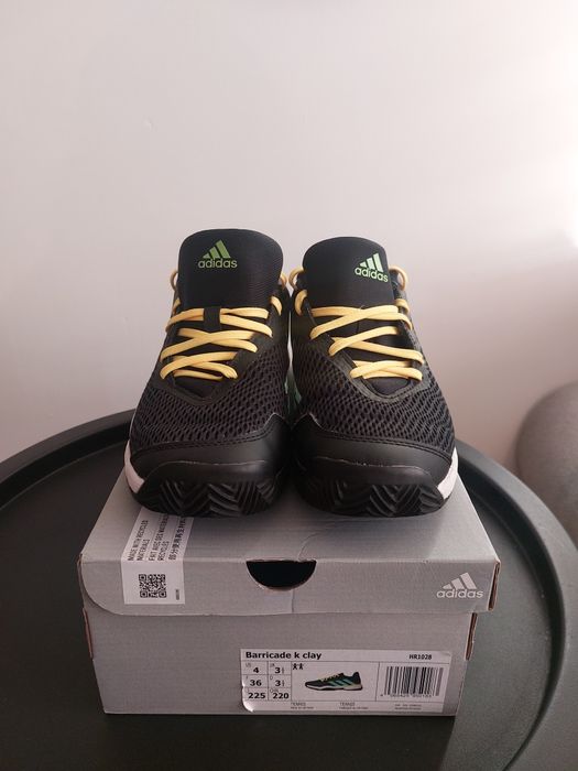 Маратонки ADIDAS Barricade K Clay HR1028 Черен