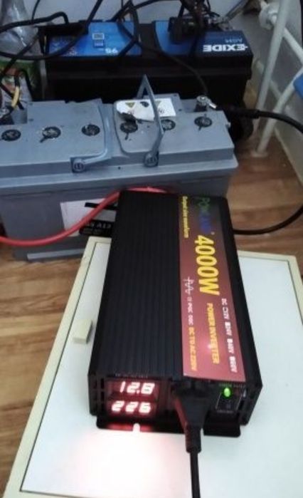 Invertor 12V/230V 4000W sinus pur, cabana, rulota, camper