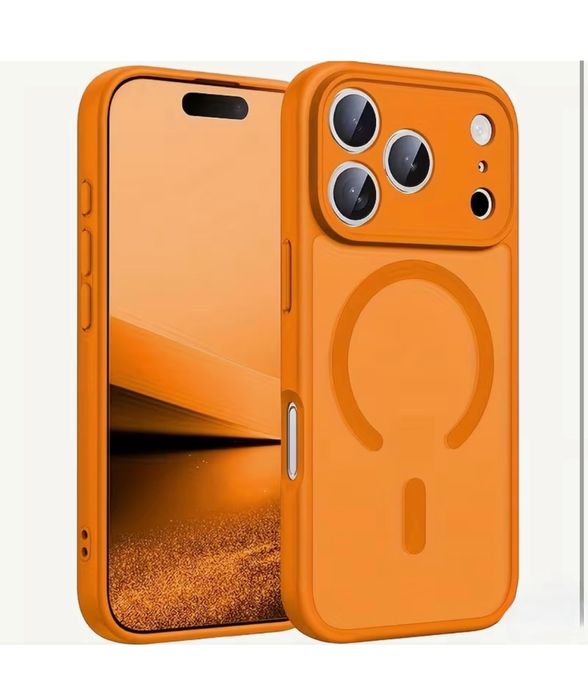 Iphone 17 AIR 17 PRO 17 PRO MAX Husa Magsafe Plastic Margine Silicon