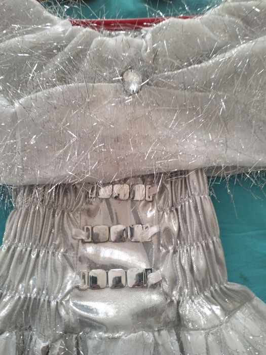 Платье детское снежинка