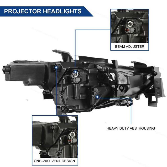 Комплект нови Full Led фарове за Mazda CX5 от 2017 до 2021