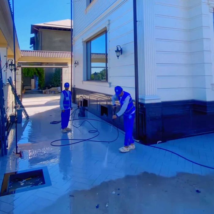 Bruschatka va kafel tozalash | Чистка брусчатки и плитки | Ташкент