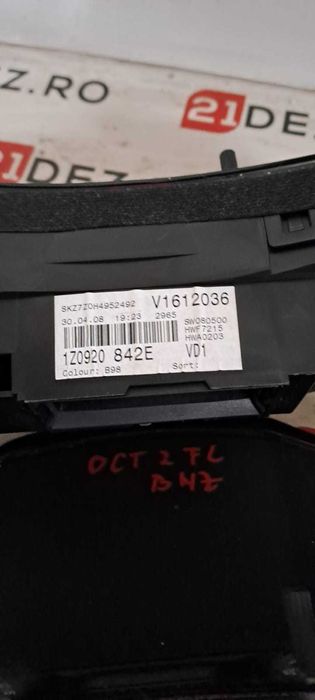 Ceasuri Bord Skoda Octavia 2 2005 - 2013 , normal , facelift VRS