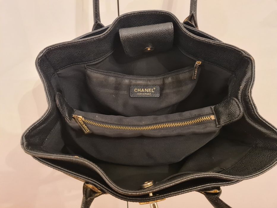 Geanta piele naturala neagra