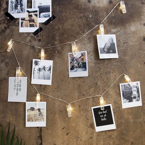 Гирлянда прищепки