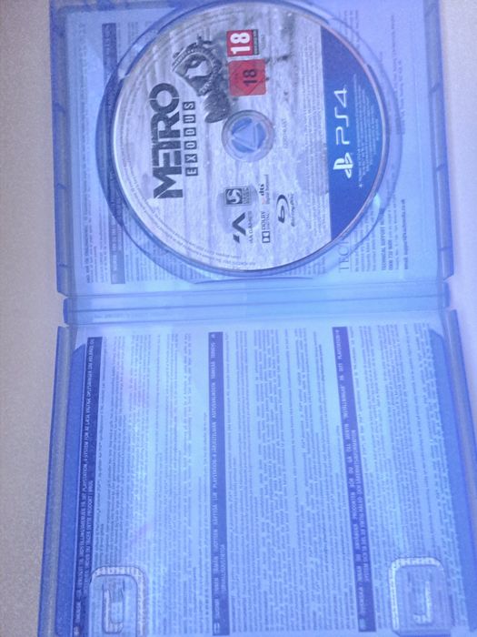Диск PS4 Metro Exodus
