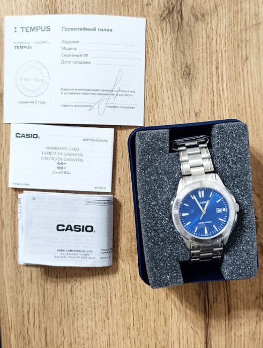 Мужские японские часы Casio Collection с гарантией