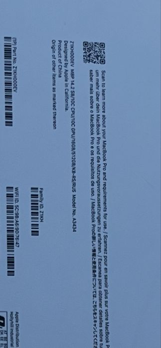Продам макбук 14 про macbook pro
