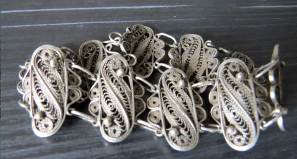 Bratara argint provenienta franta, filigran