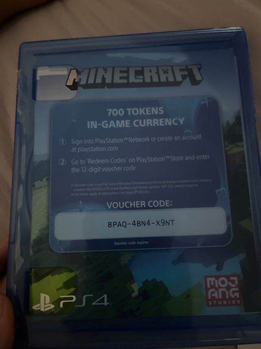 Cd ps4 minecraft cu skinuri si harti CA NOU